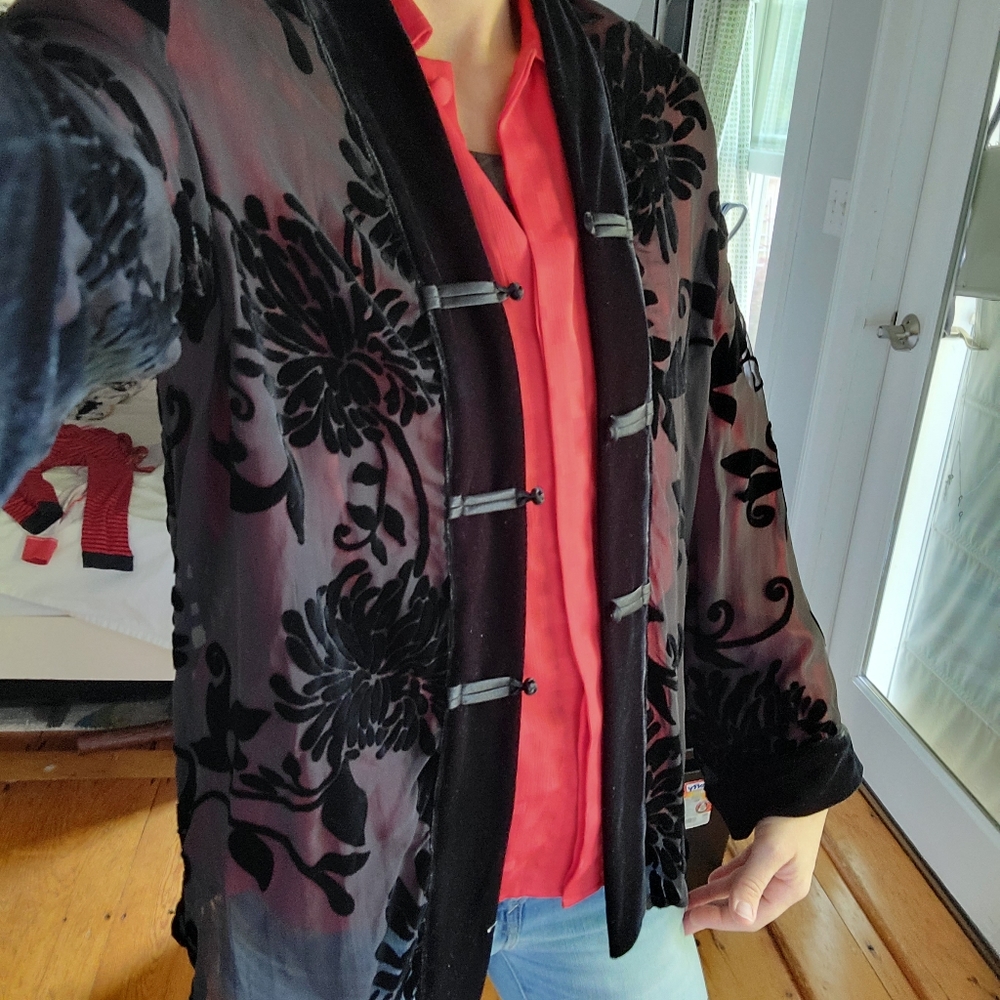 New w/TAGs Matching Pants included Velour and lace outfit jacket/shirt and pants